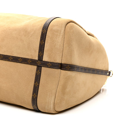 Louis Vuitton Suede Monogram Express GM Brown 8 of 8