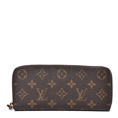 Louis Vuitton Monogram Clemence Wallet Fuchsia 1 of 8