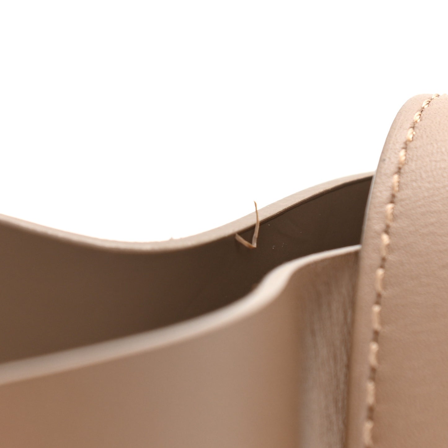 Calfskin Mini Mini Bucket Bag Biscotto