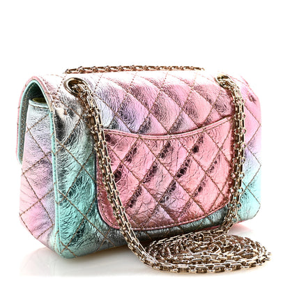 Chanel Metallic Goatskin Quilted Mini 2.55 Reissue Flap Multicolor Multicolor 3 of 11