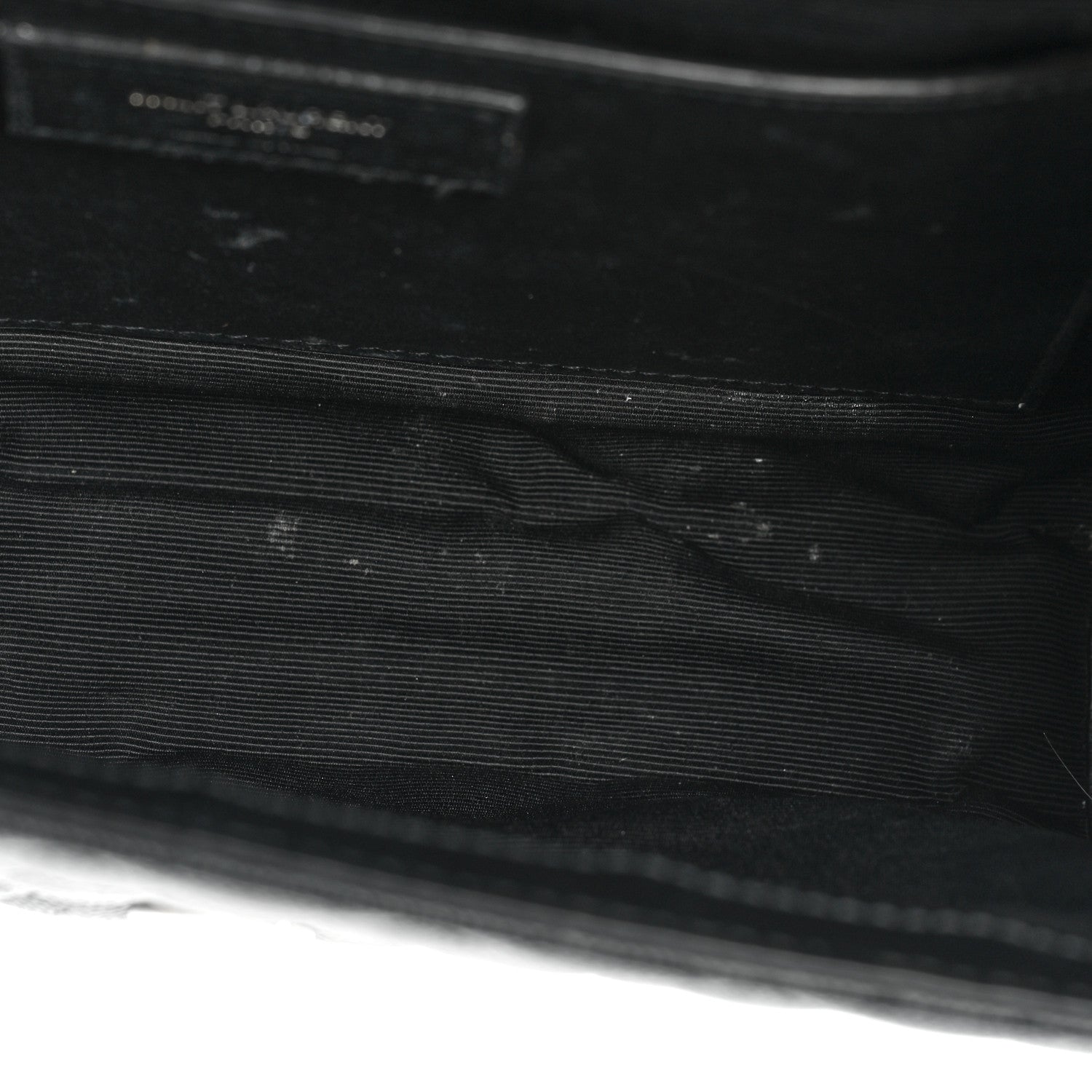 Saint Laurent Grain De Poudre Textured Mixed Matelasse Triquilt Medium Monogram Monochrome Satchel Black 10 of 15