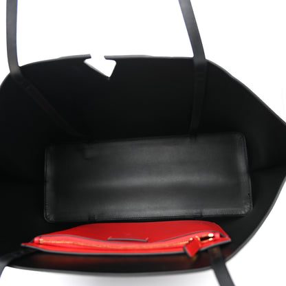 Valentino Garavani Calfskin Large Vlogo Tote Black 5 of 9