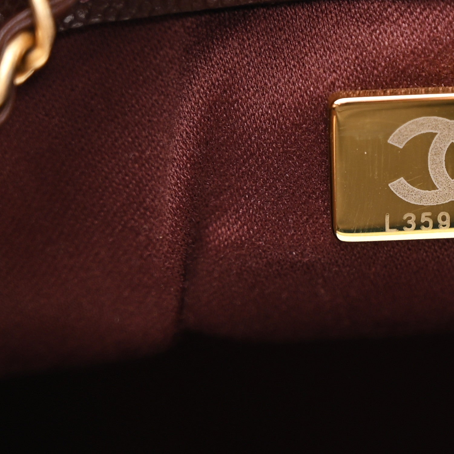 Chanel Caviar Quilted Small Chanel 25 Handbag Burgundy 7 of 11