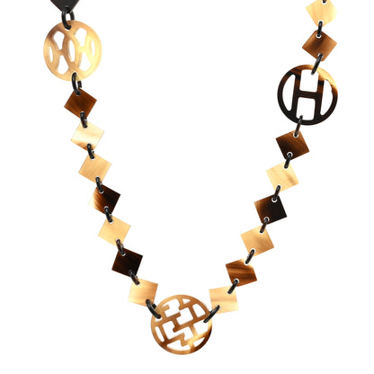 Hermes Buffalo Horn Lacquer Lena Necklace 1 of 4