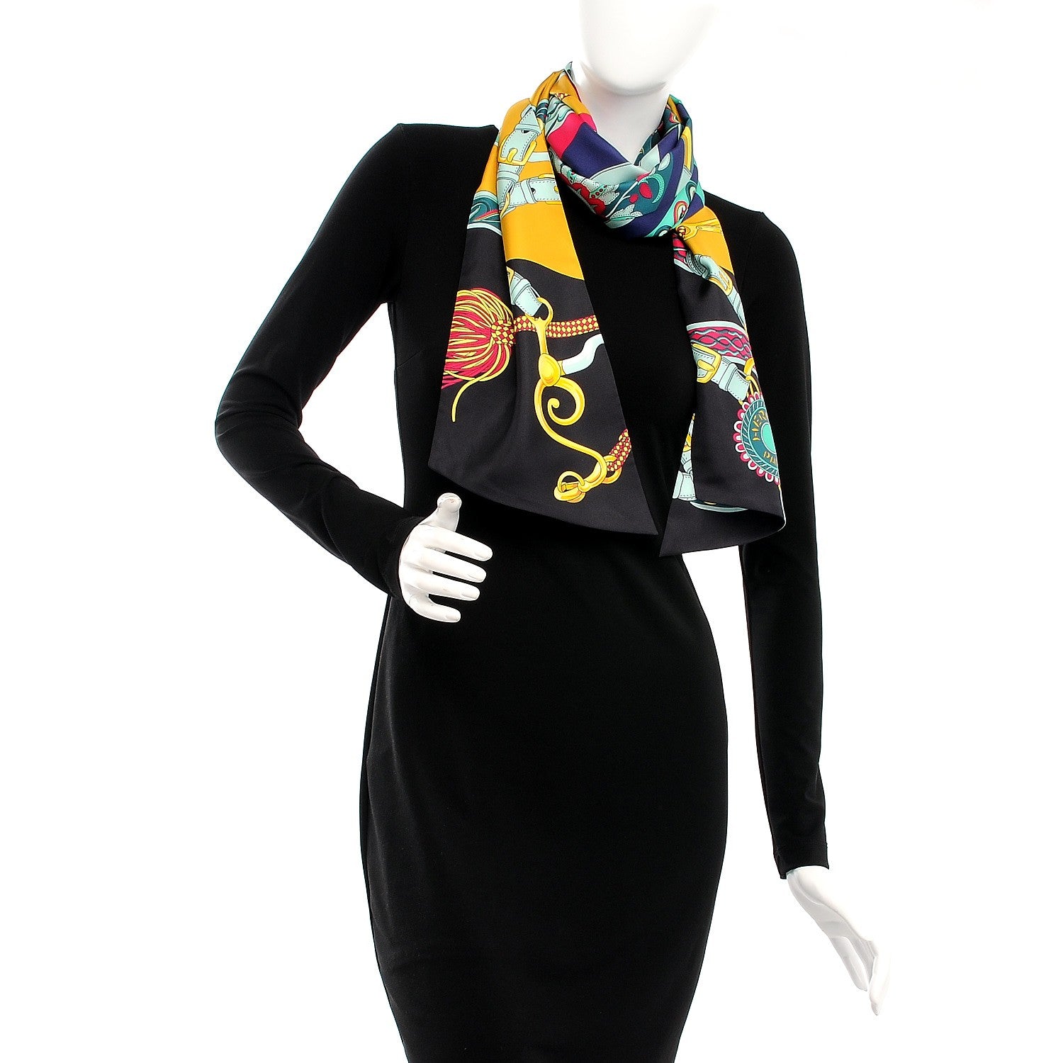 Hermes Silk Festival des Amazones Maxi Twilly 2 of 5
