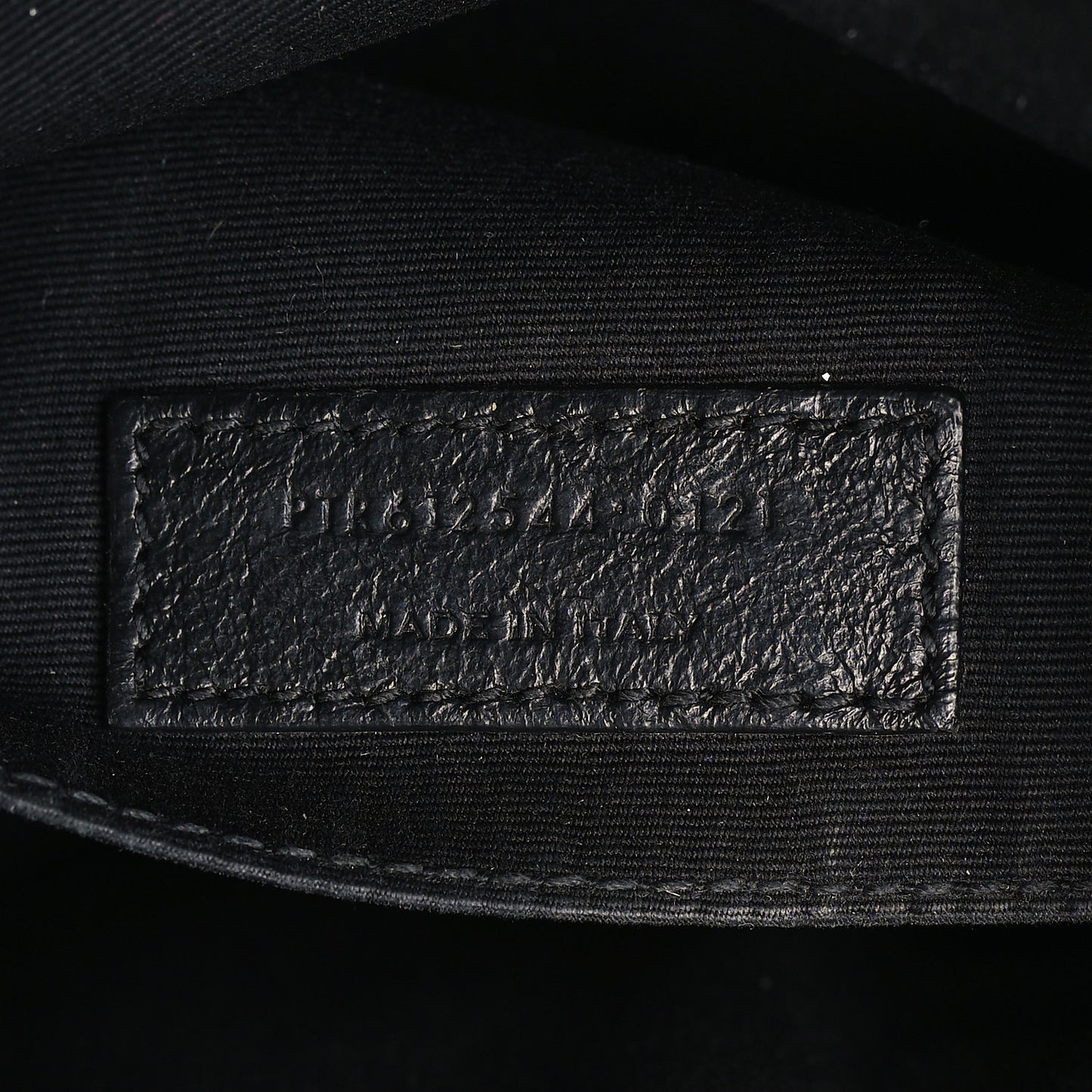 Calfskin Matelasse Monogram Monochrome Lou Camera Bag Black