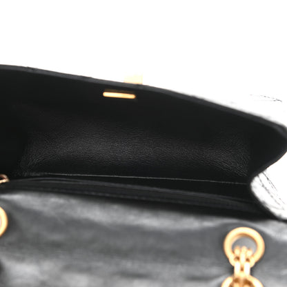 Chanel Aged Calfskin Quilted 2.55 Reissue Mini Flap Black 4 of 9