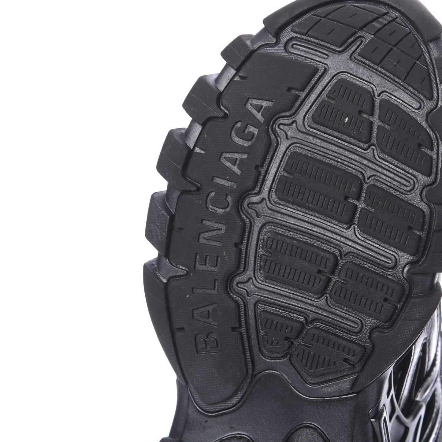 Rubber Mesh Pearlescent Mens Track.2 Open Sneakers 44 Black