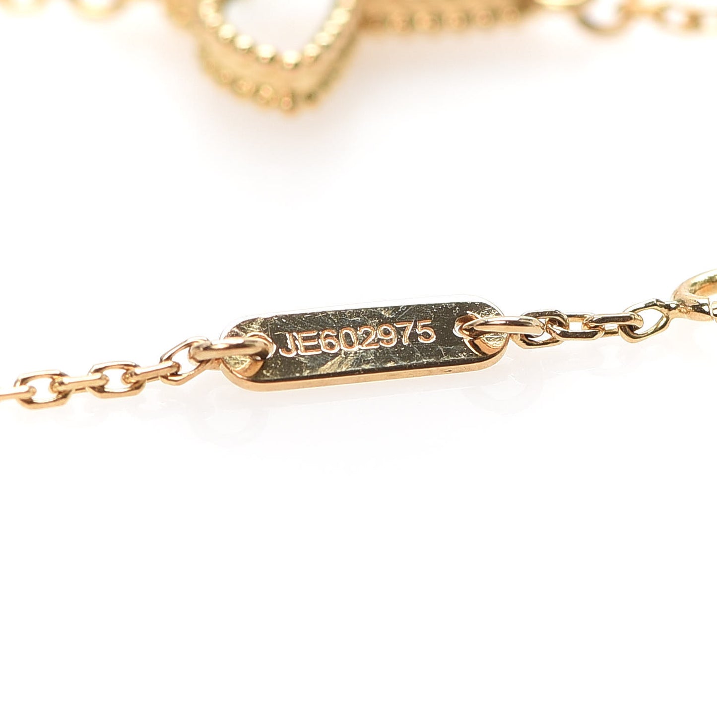18K Yellow Gold Mother of Pearl Sweet Alhambra Butterfly Bracelet