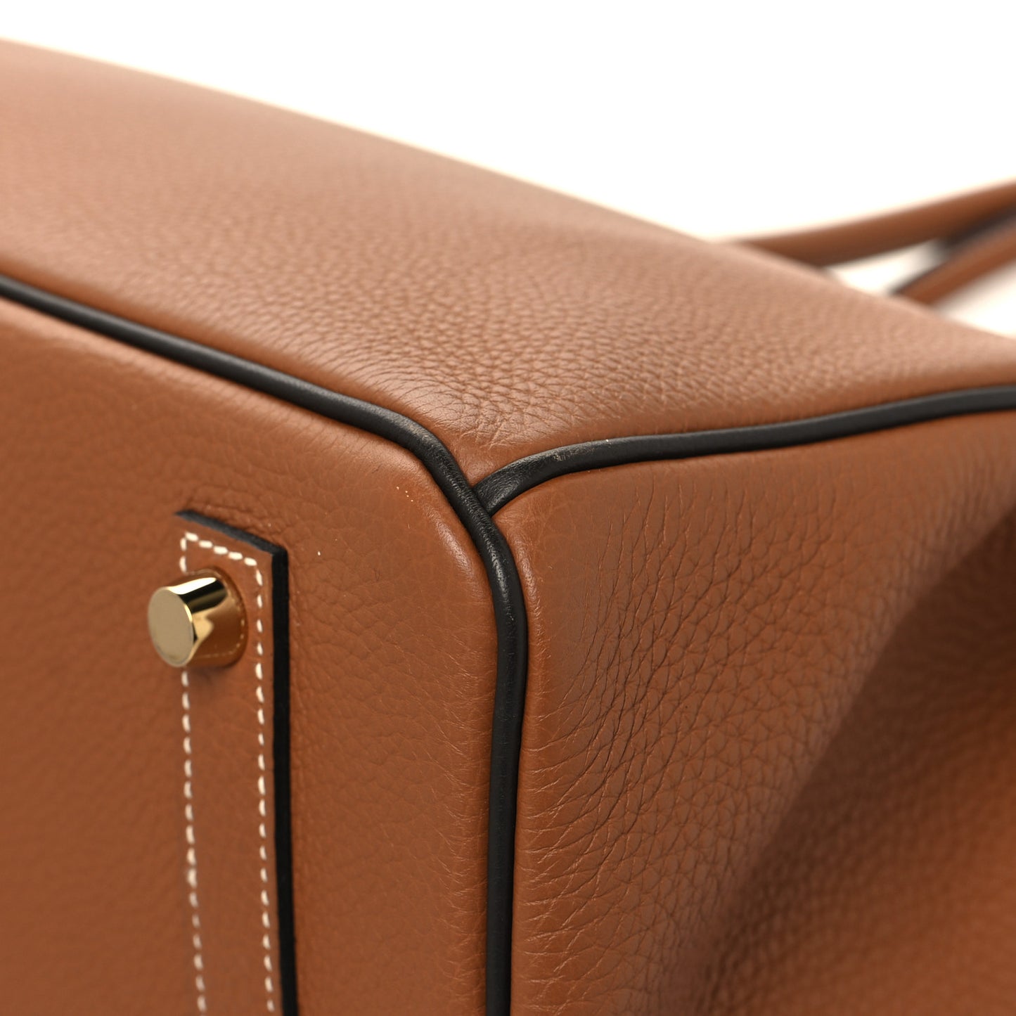 Togo Horseshoe Birkin 35 Gold Chocolate
