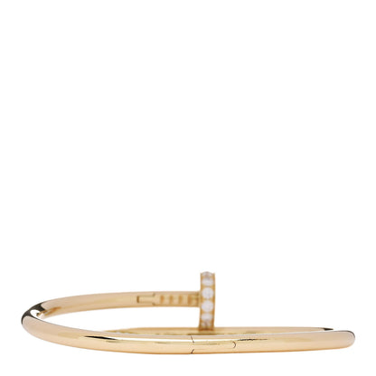 Cartier 18K Yellow Gold Diamond Juste Un Clou Bracelet 16 2 of 5