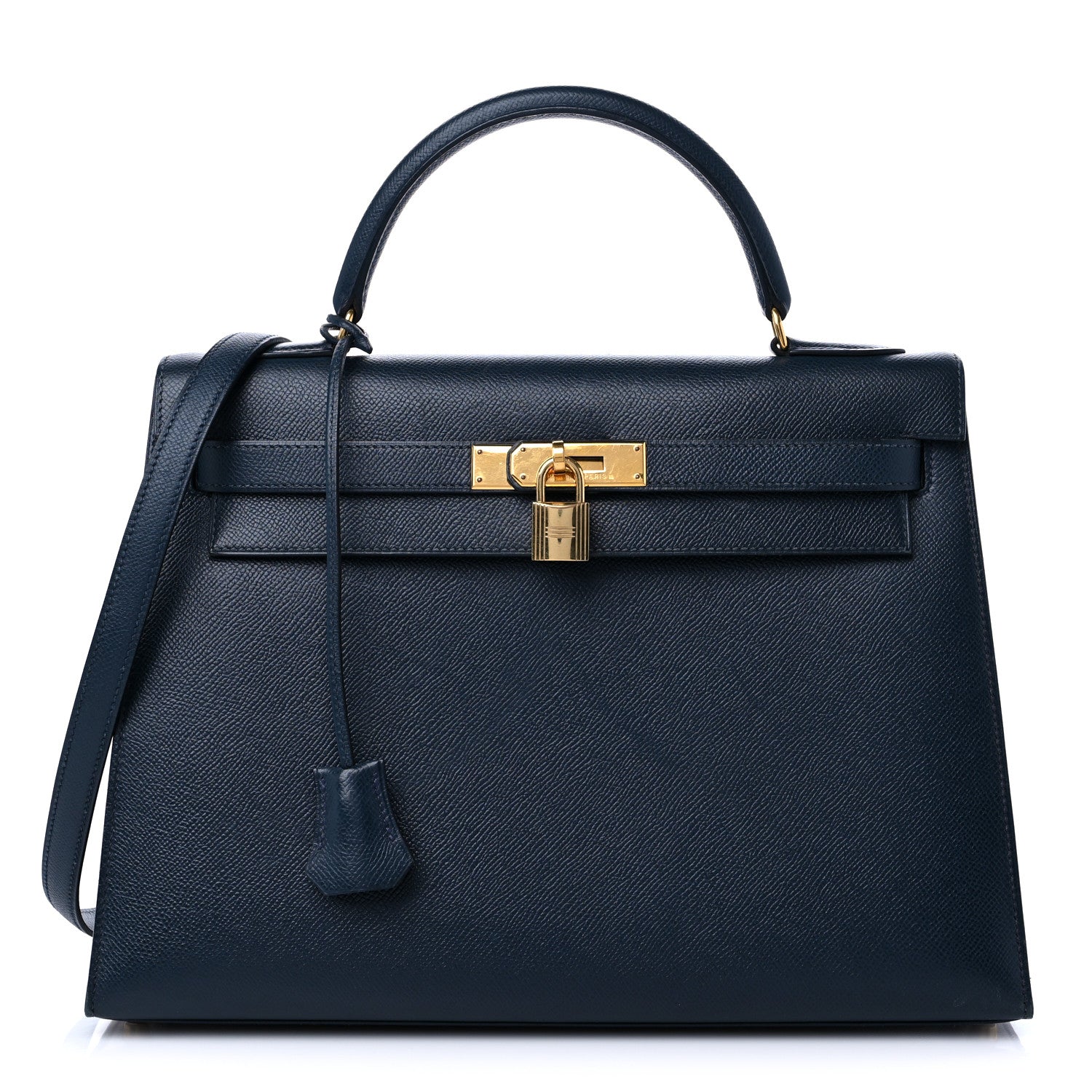 Hermes Courchevel Kelly Sellier 32 Bleu Indigo 1 of 16
