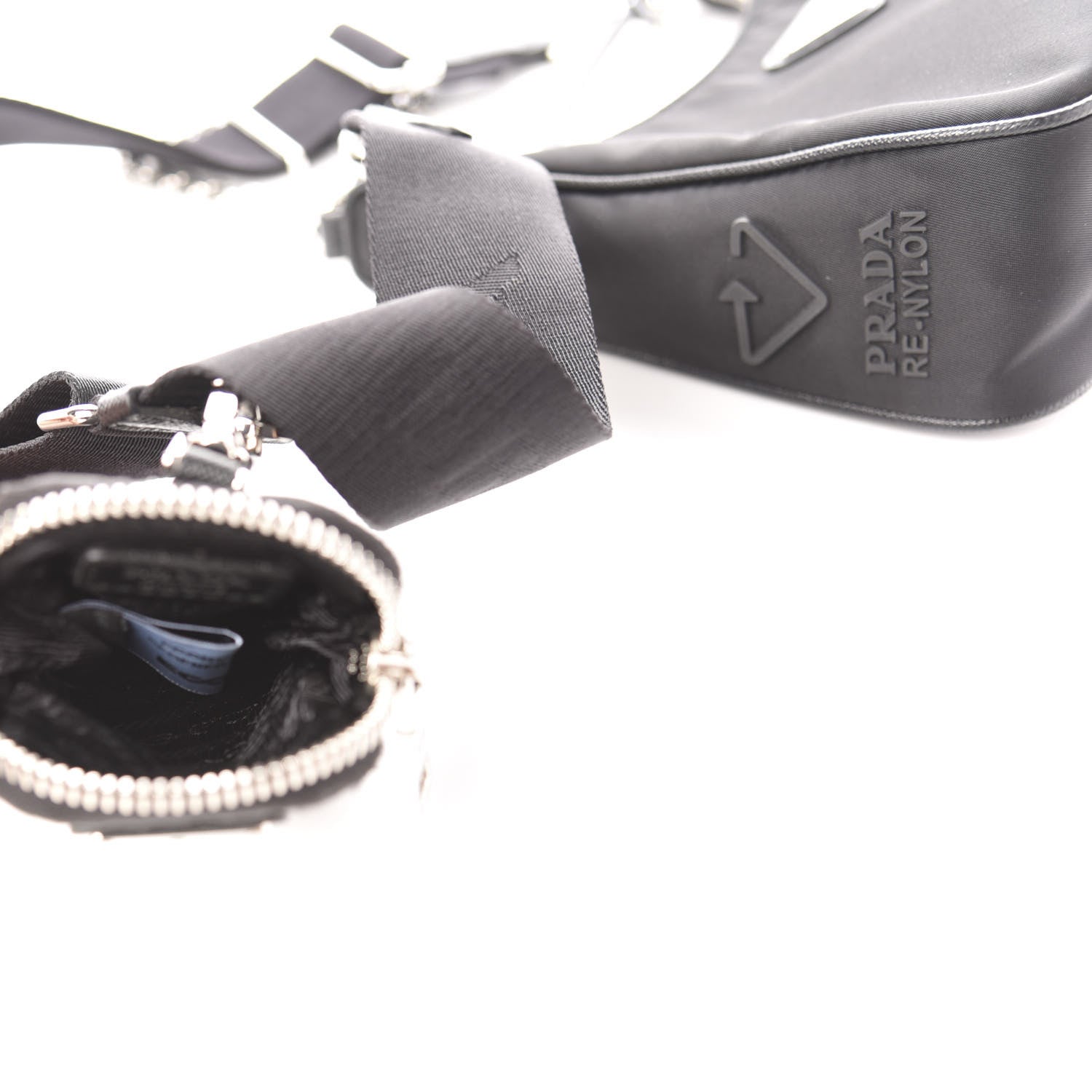 Prada Nylon Re-Edition 2005 Shoulder Bag Black 12 of 13