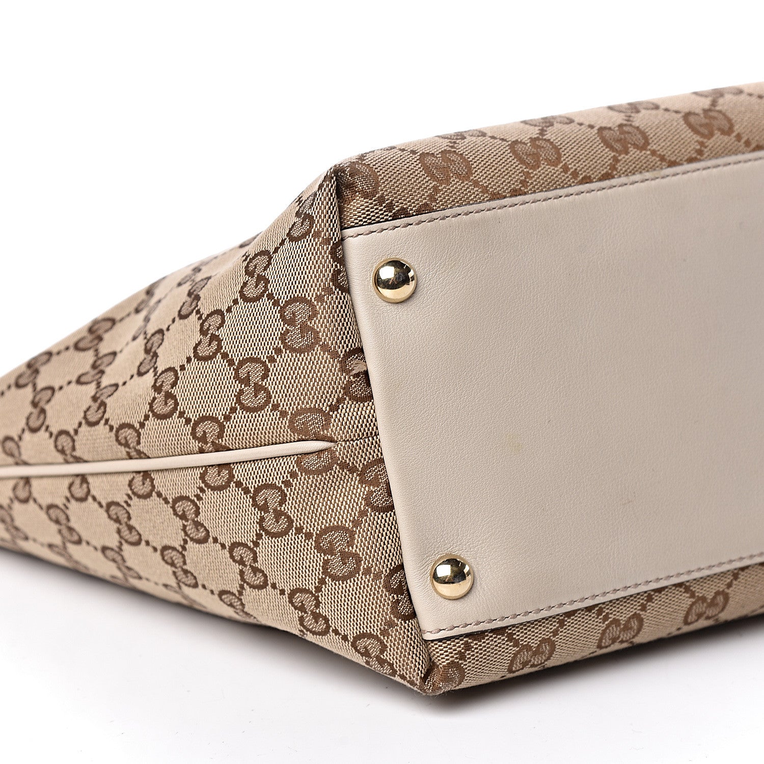 Gucci Monogram Medium New Britt Tote Off White 12 of 15