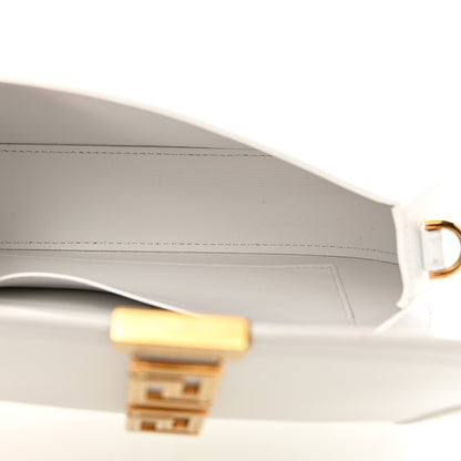 Versace Calfskin Medium Greca Goddess Shoulder Bag White 5 of 12