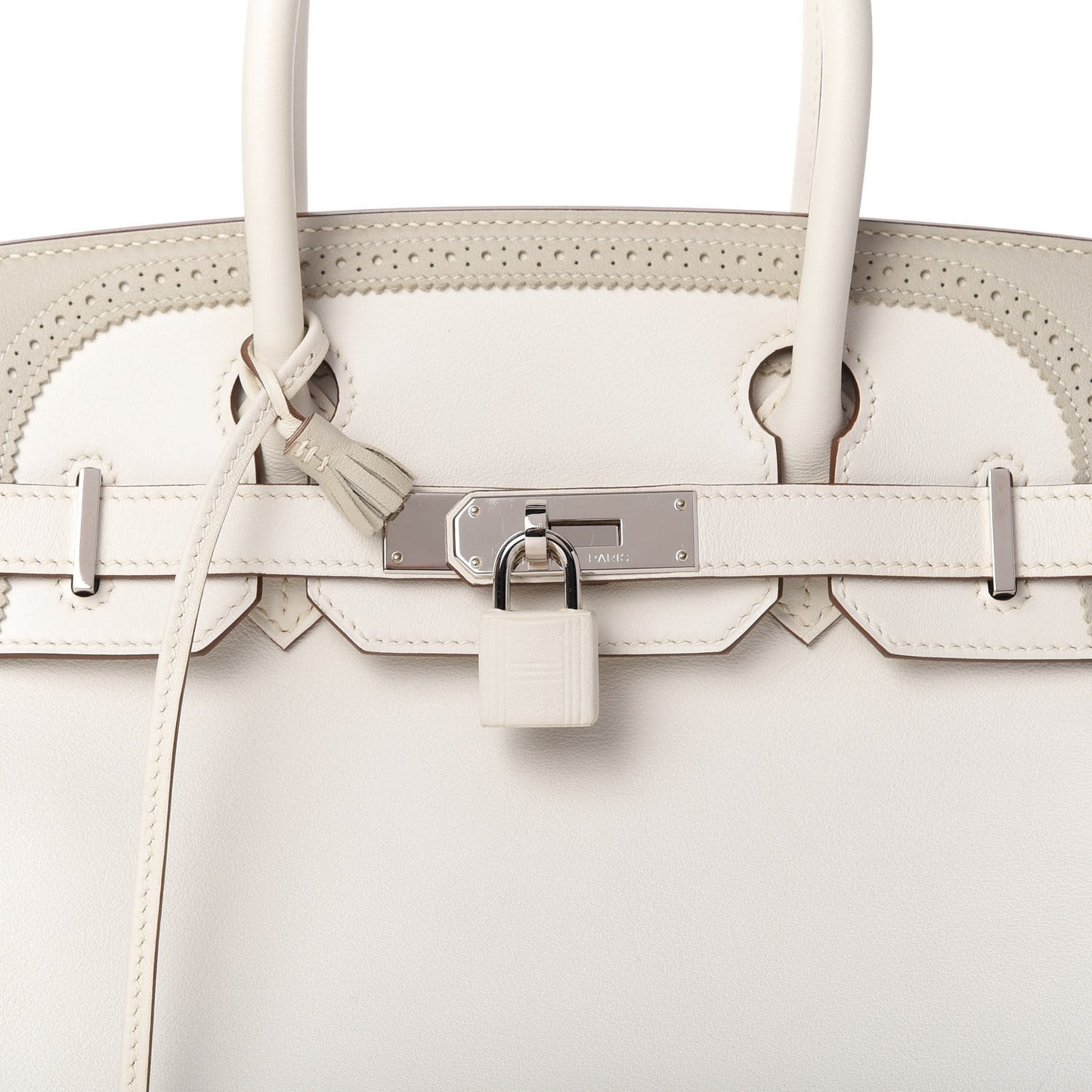 Swift Ghillies Birkin 30 White Gris Perle
