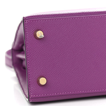 Hermes Epsom Kelly Sellier 25 Anemone 9 of 14