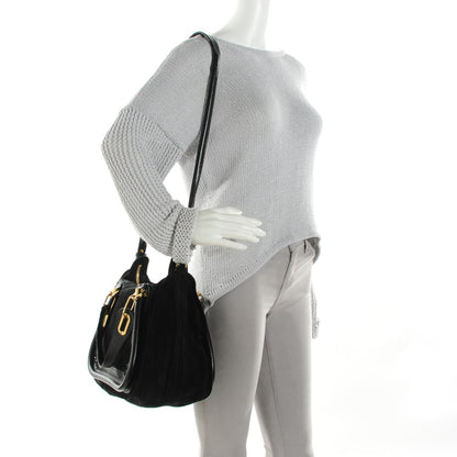 Chloe Suede Calfskin Medium Paraty Black 2 of 9