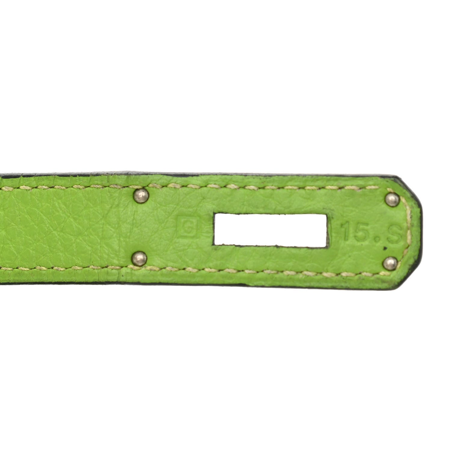 Hermes Togo Birkin 35 Vert Cru 7 of 11