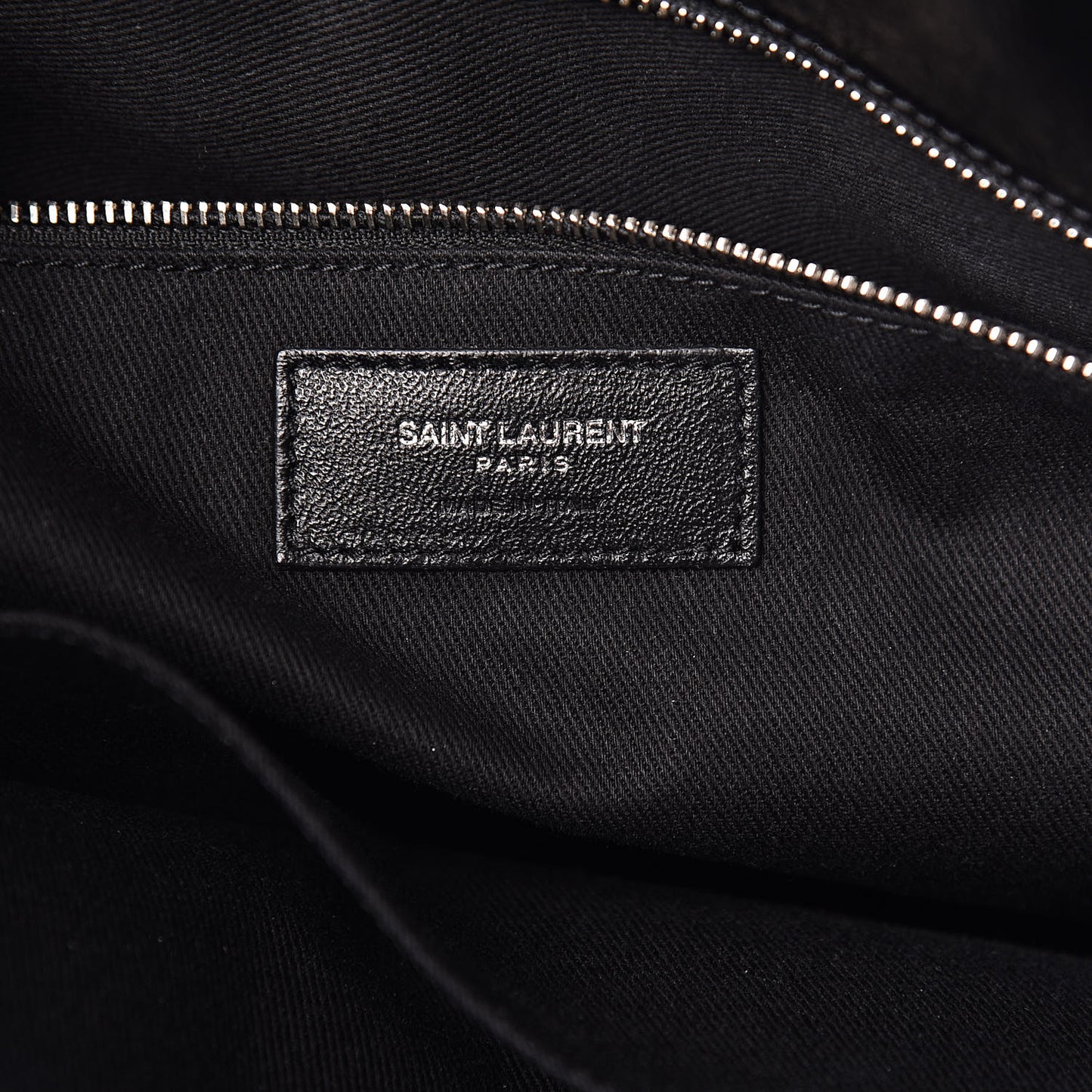 Cracked Shiny Calfskin Souple 36H Sac De Jour Duffle Black