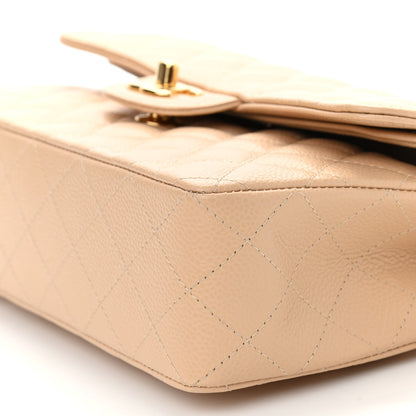 Chanel Caviar Quilted Small Double Flap Beige 9 of 9