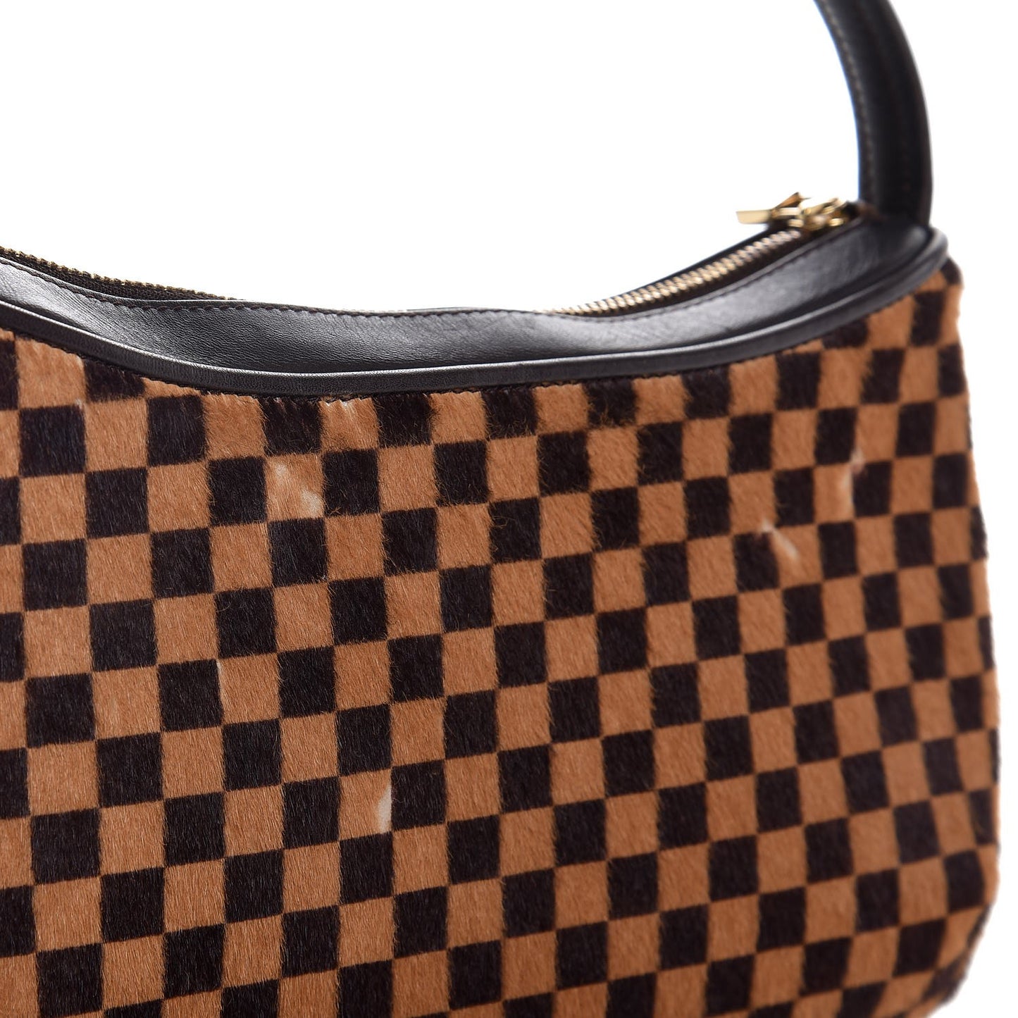 Calf Hair Damier Sauvage Tigre