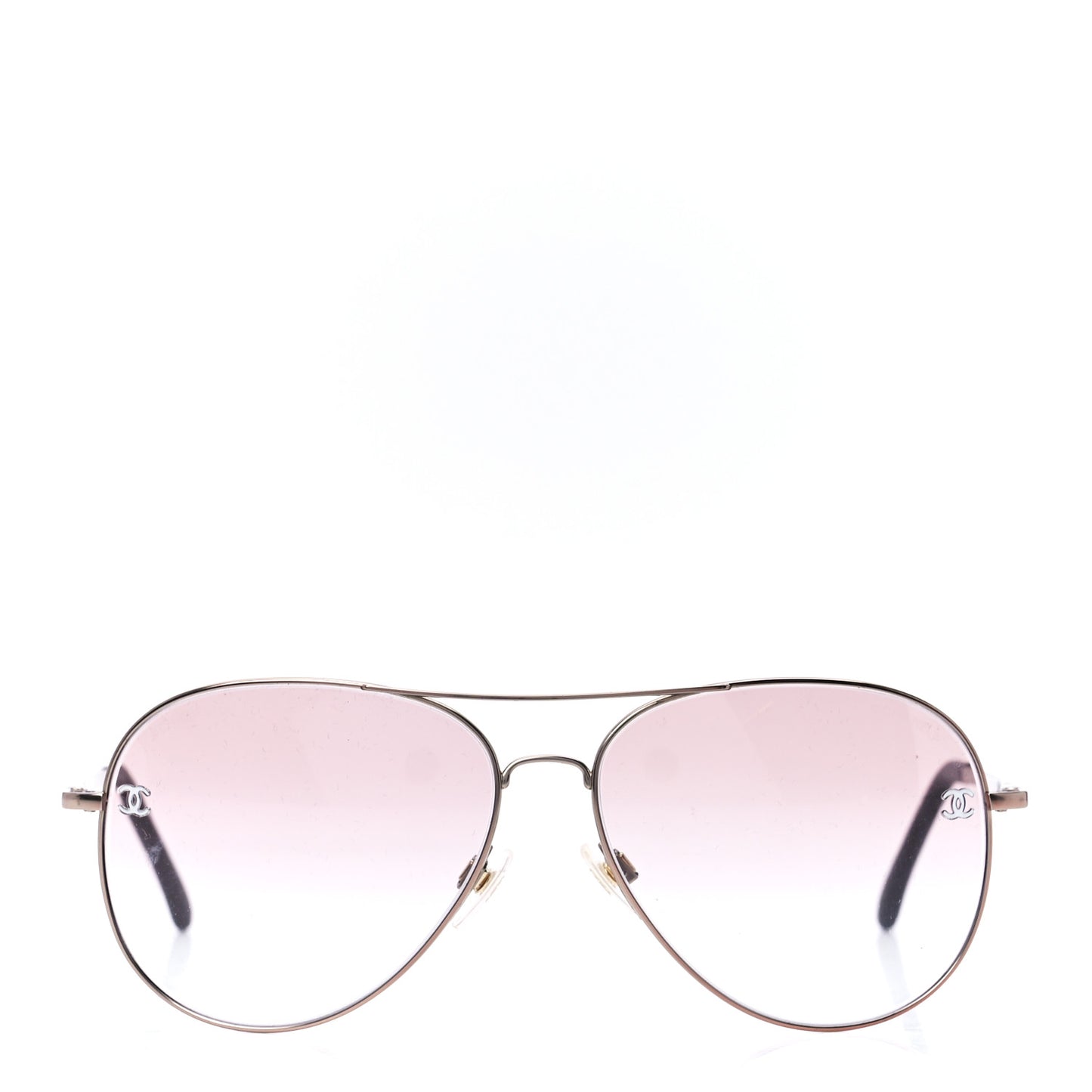 Metal Aviator CC Sunglasses 4189-T-Q Pink