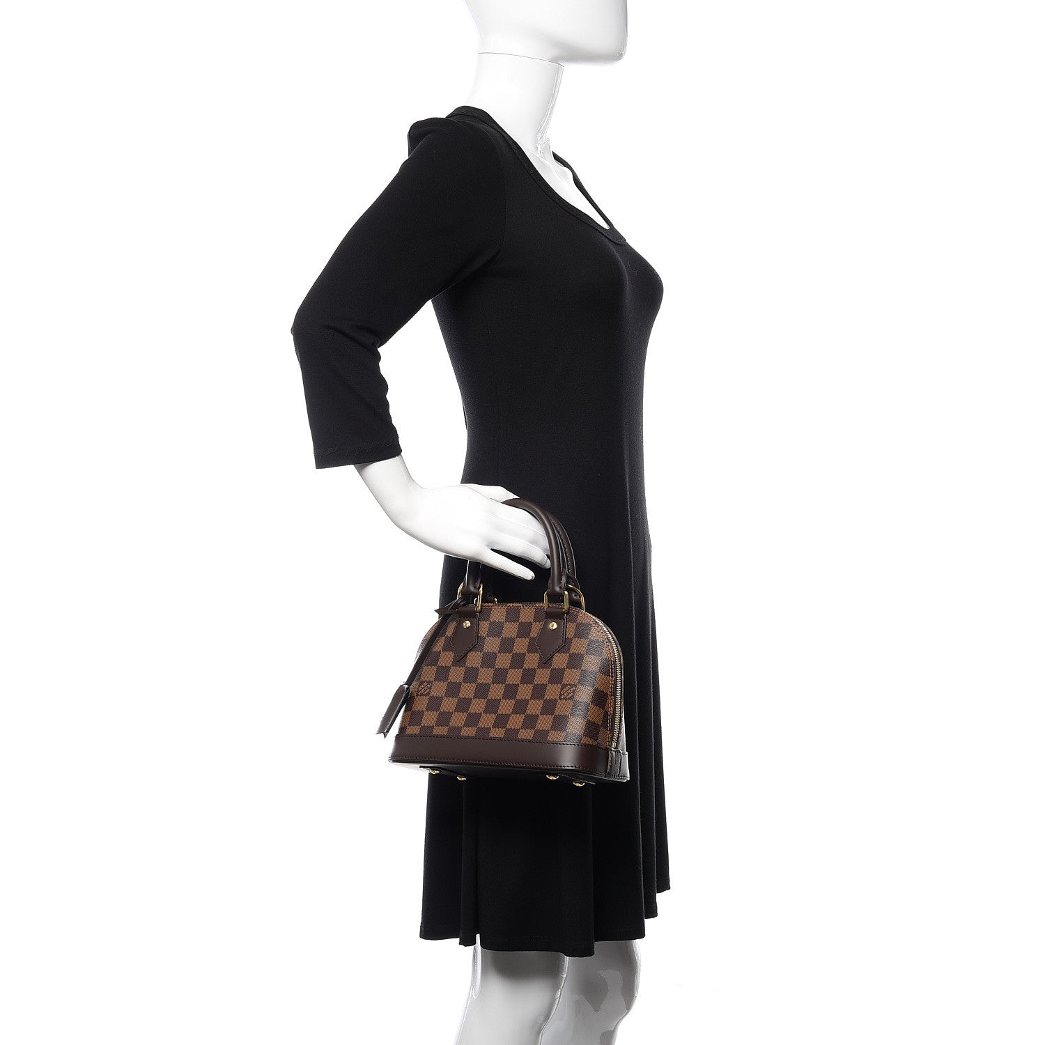 Louis Vuitton Damier Ebene Alma BB 2 of 10