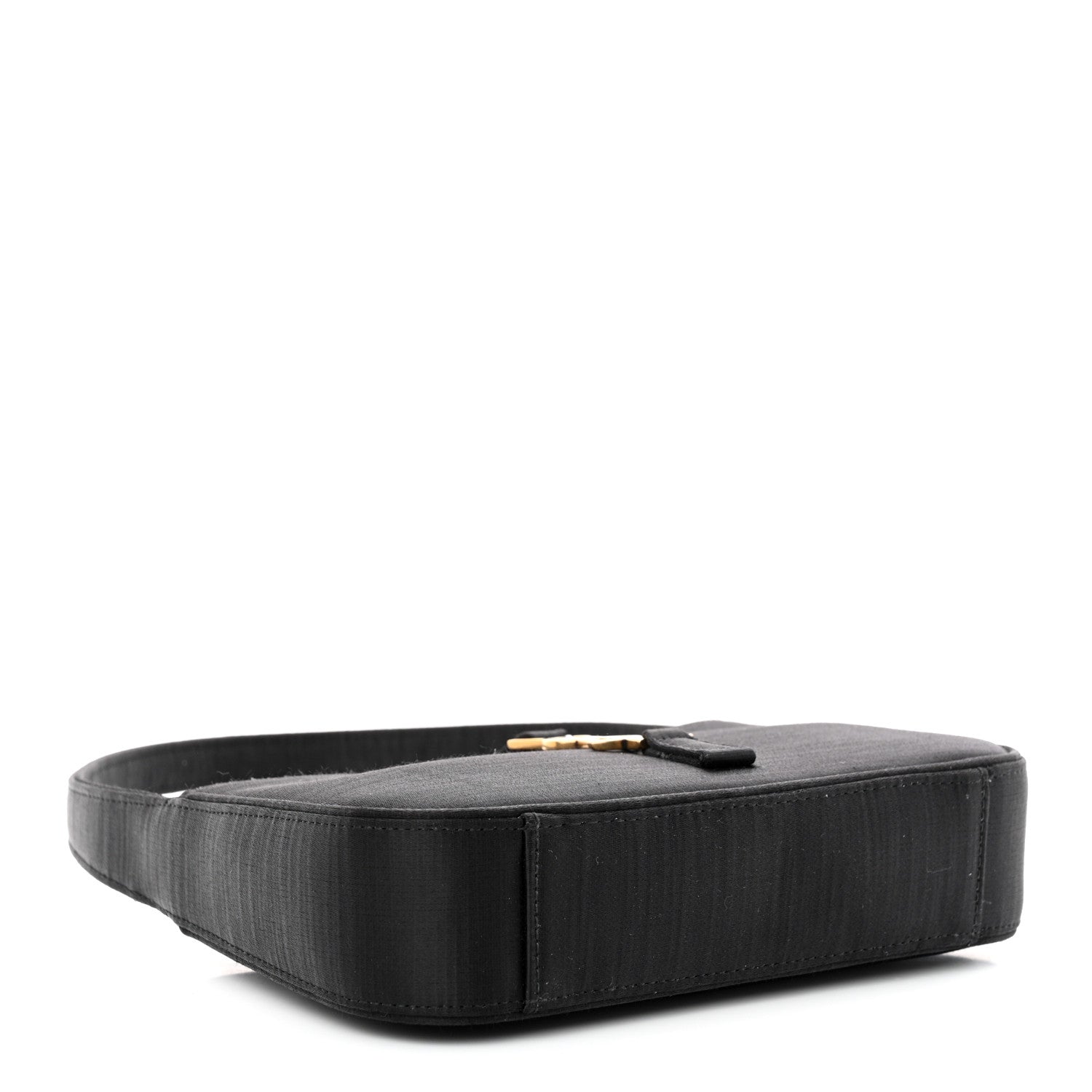 Saint Laurent Satin Le 5 A 7 Mini Hobo Black 4 of 10