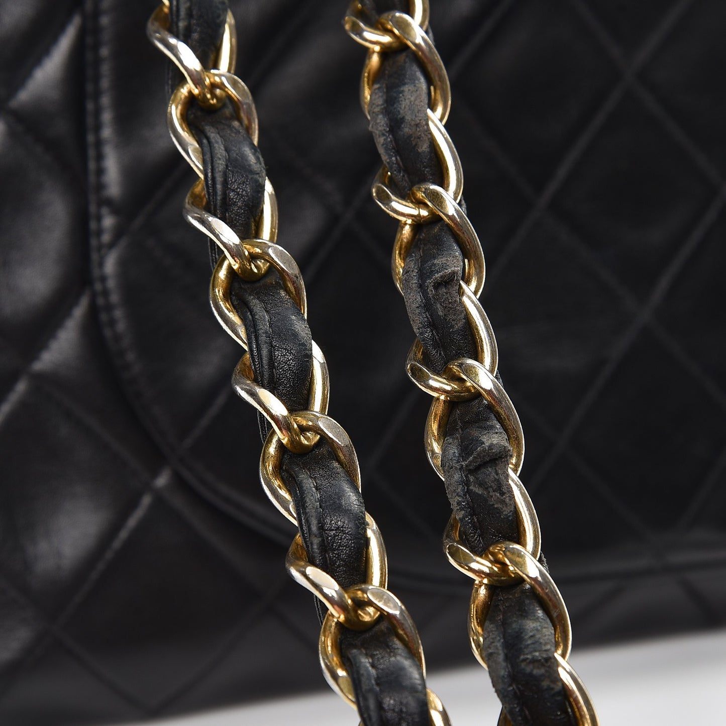 Lambskin XL Jumbo Flap Black