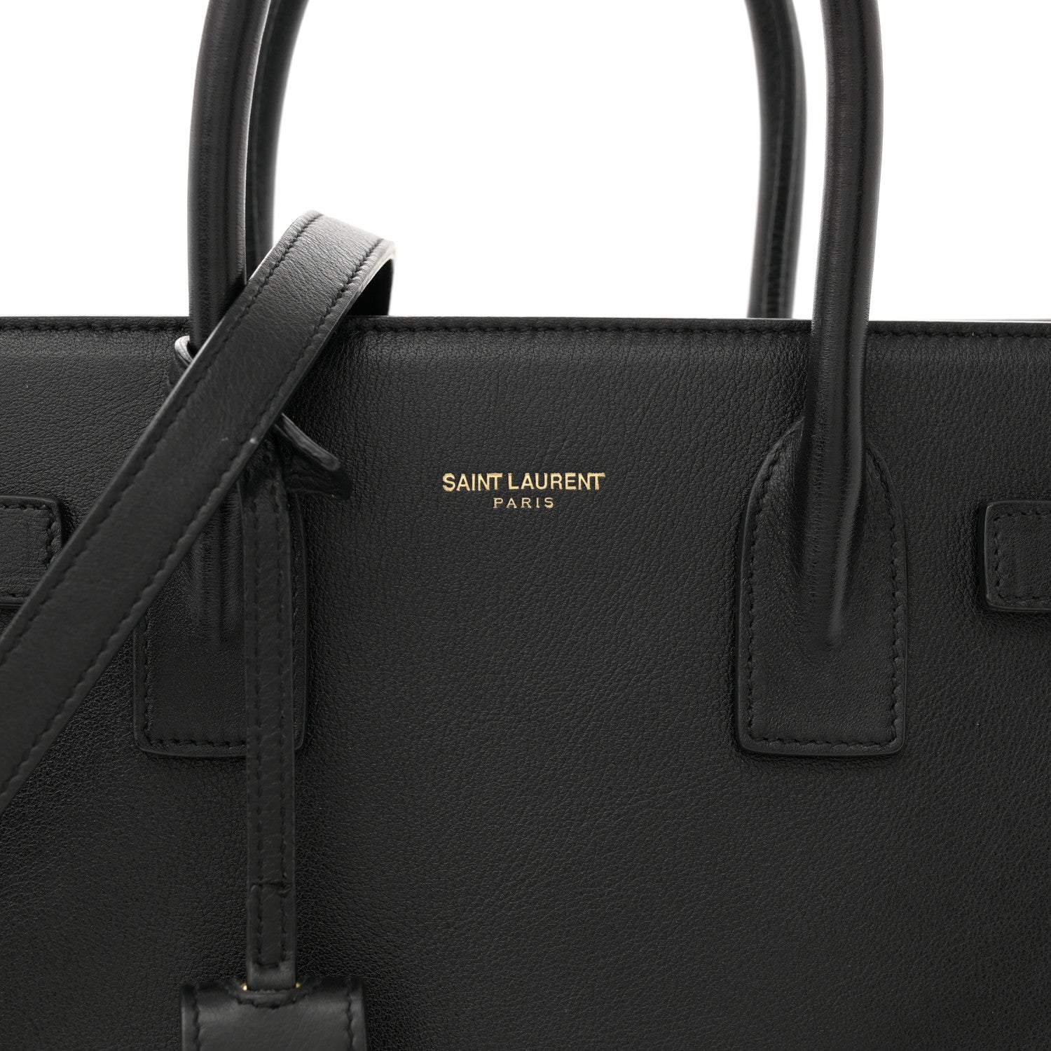 Saint Laurent Calfskin Baby Sac De Jour Black 8 of 17
