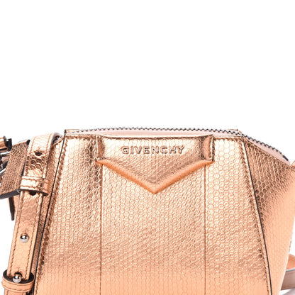 Givenchy Metallic Water Snake Nano Antigona Light Pink 9 of 9