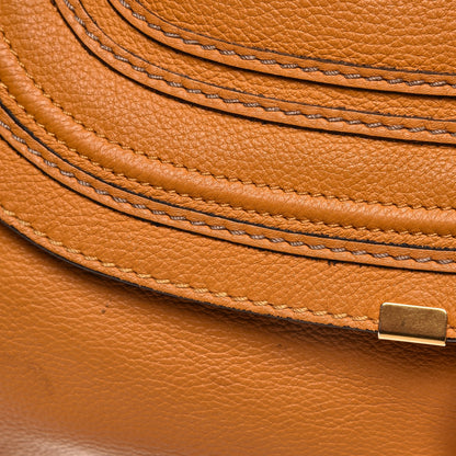 Chloe Calfskin Large Marcie Satchel Brown Sugar 10 of 11