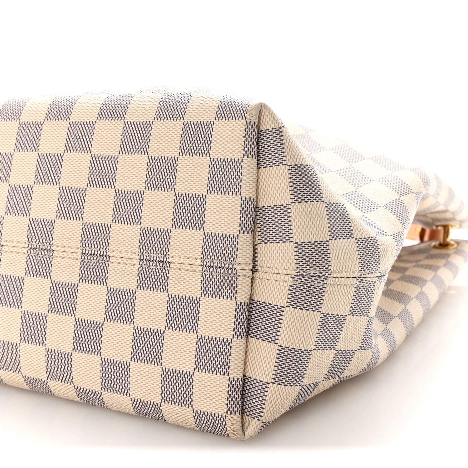 Louis Vuitton Damier Azur Graceful MM Rose Ballerine 9 of 9