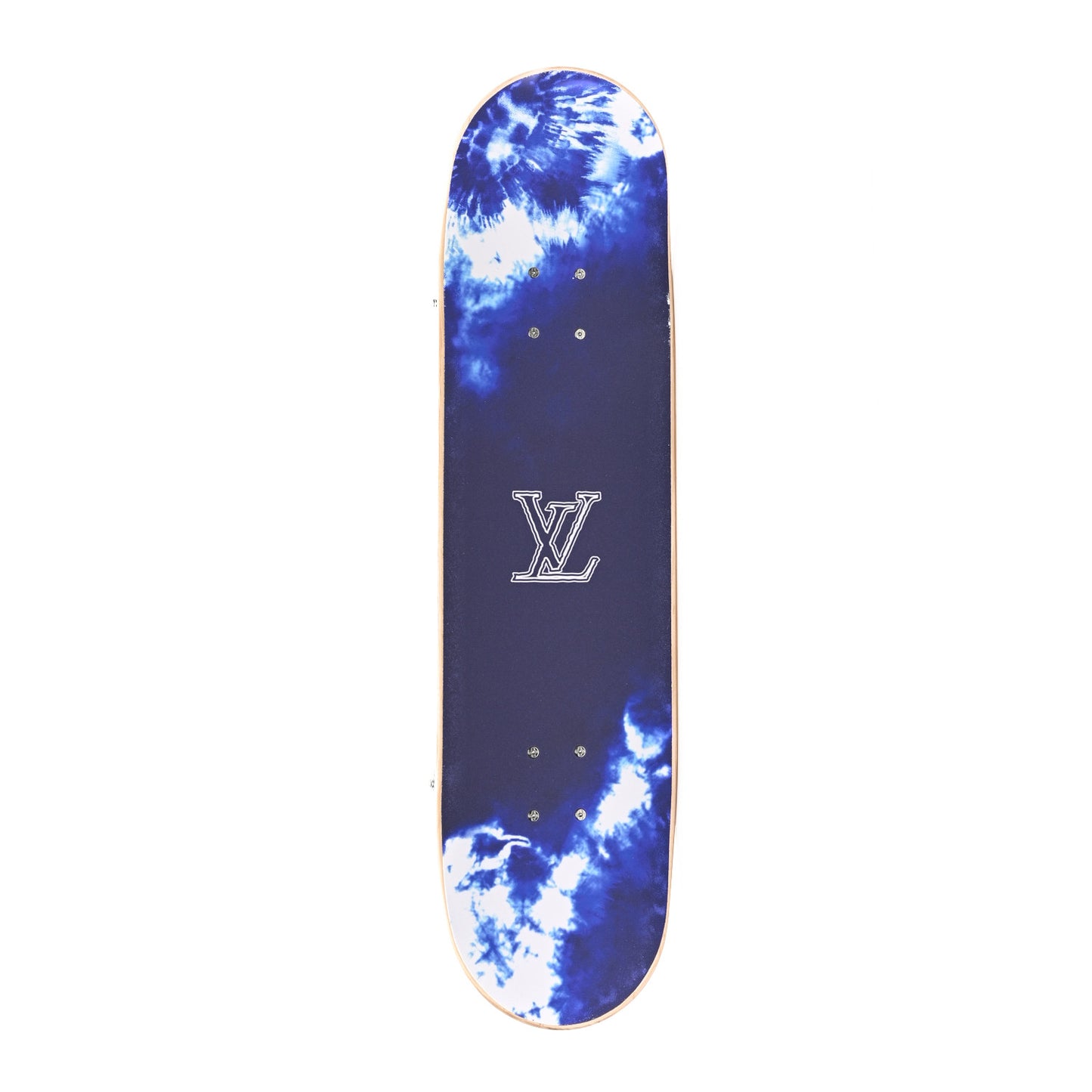 Monogram Bandana Maple Wood Skateboard Blue