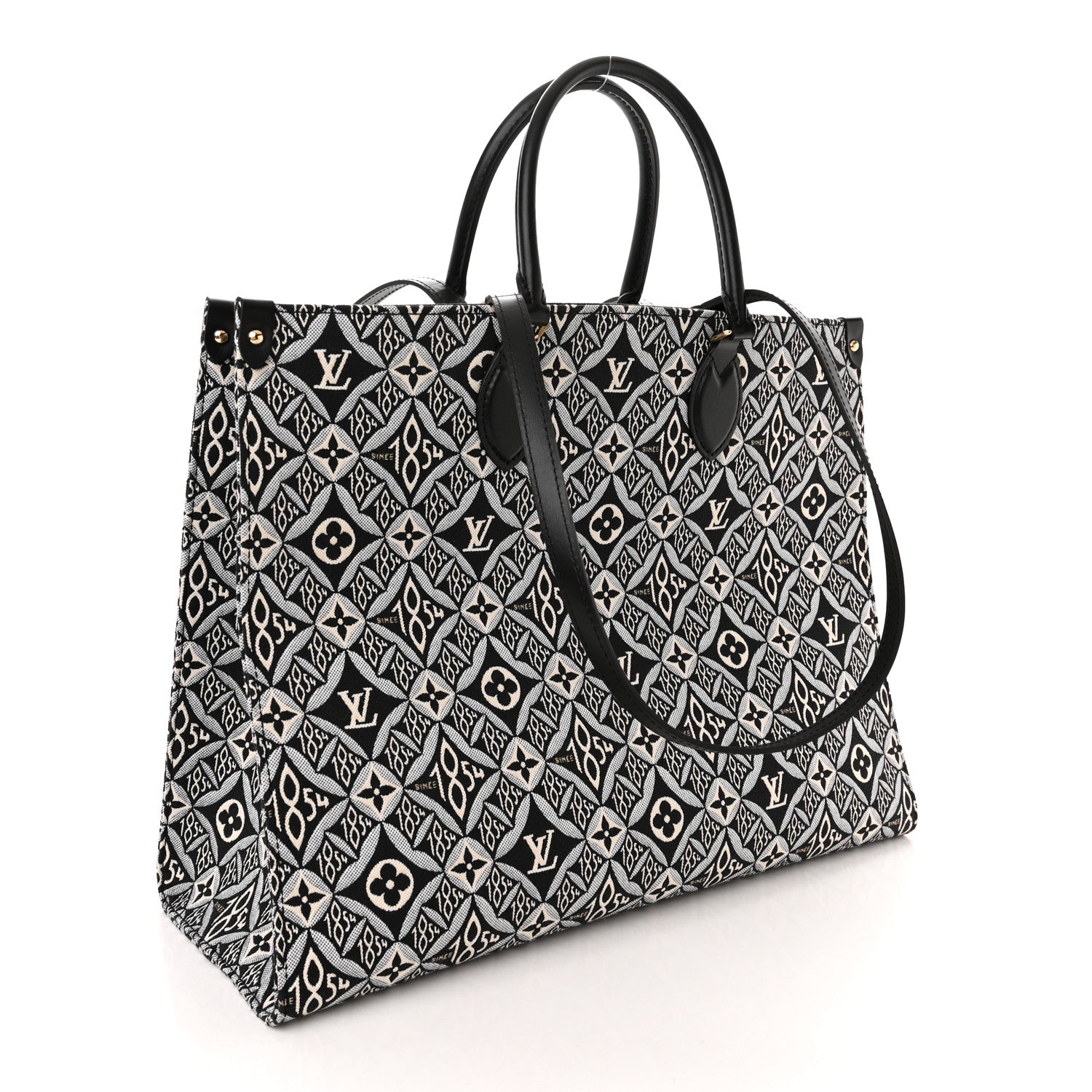 Louis Vuitton Jacquard Since 1854 Onthego GM Grey 3 of 9