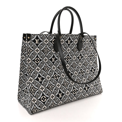 Louis Vuitton Jacquard Since 1854 Onthego GM Grey 3 of 9