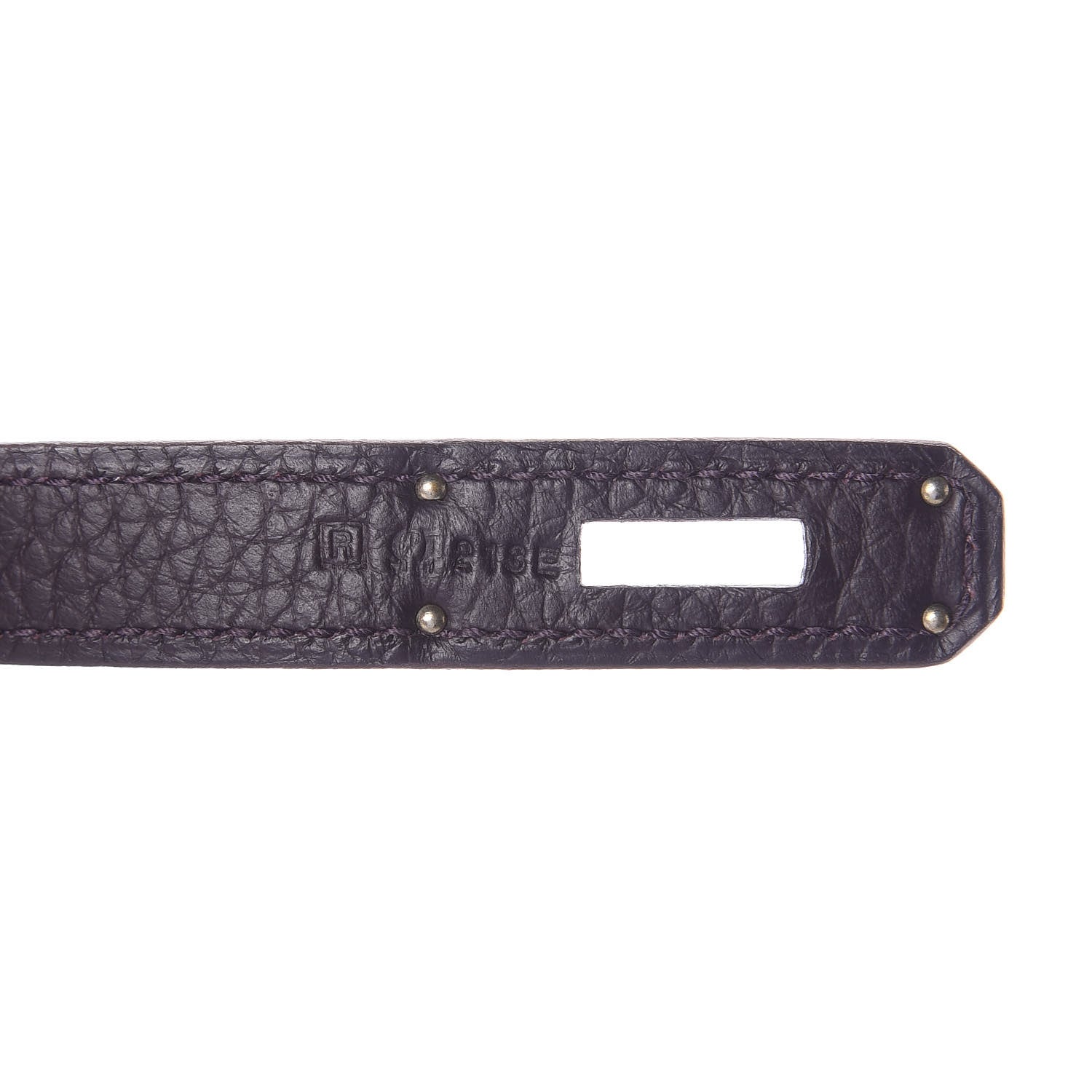 Hermes Taurillon Clemence Birkin 30 Raisin 6 of 8