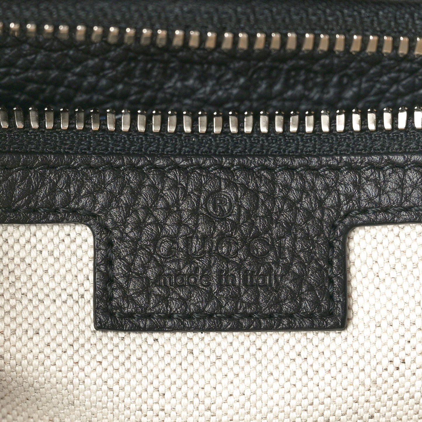 Calfskin Jumbo GG Embossed Large Backpack Black