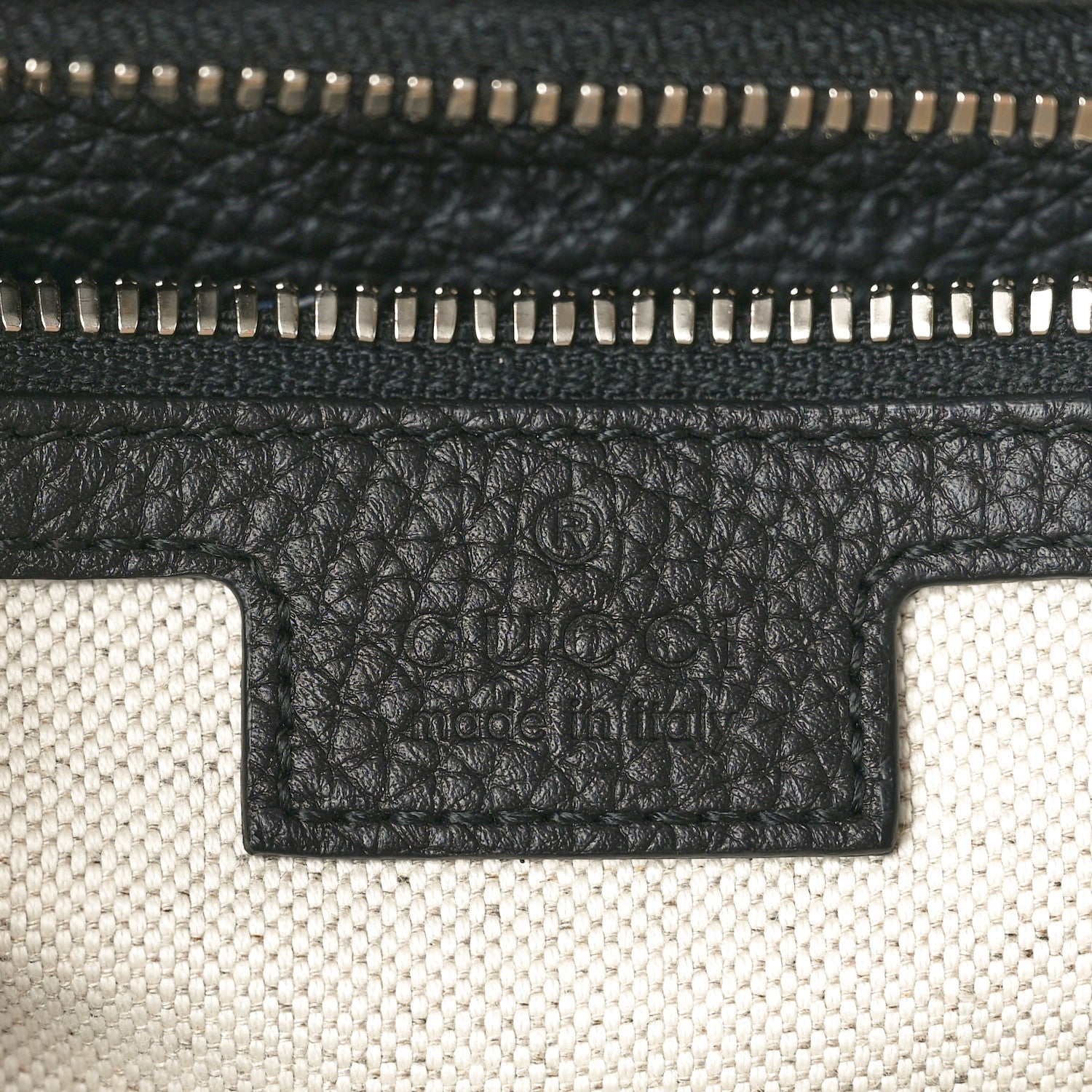 Gucci Calfskin Jumbo GG Embossed Large Backpack Black 6 of 10