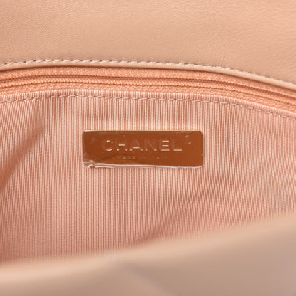 Chanel Lambskin Quilted Medium Chanel 19 Flap Beige 8 of 11
