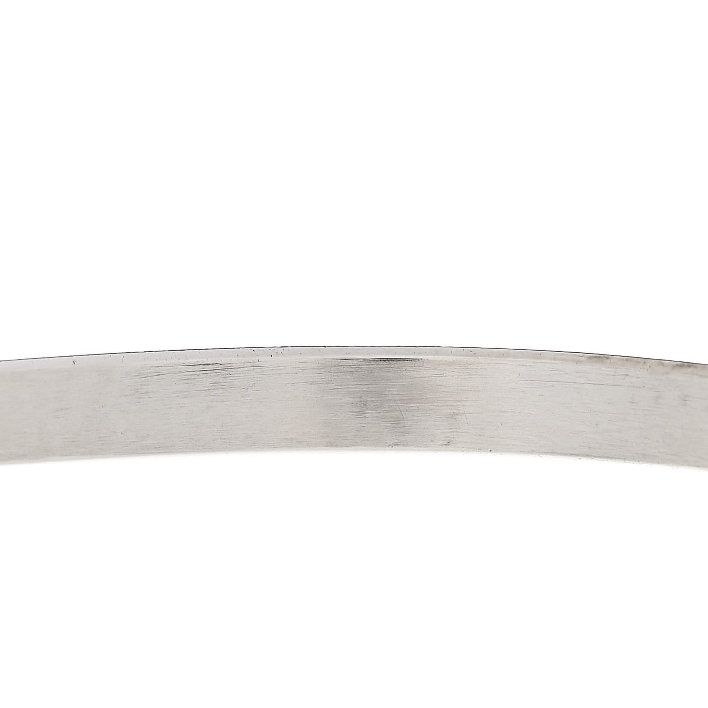 Sterling Silver 18K Yellow Gold Double Loop Bangle Bracelet