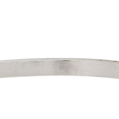 Tiffany Sterling Silver 18K Yellow Gold Double Loop Bangle Bracelet 4 of 6