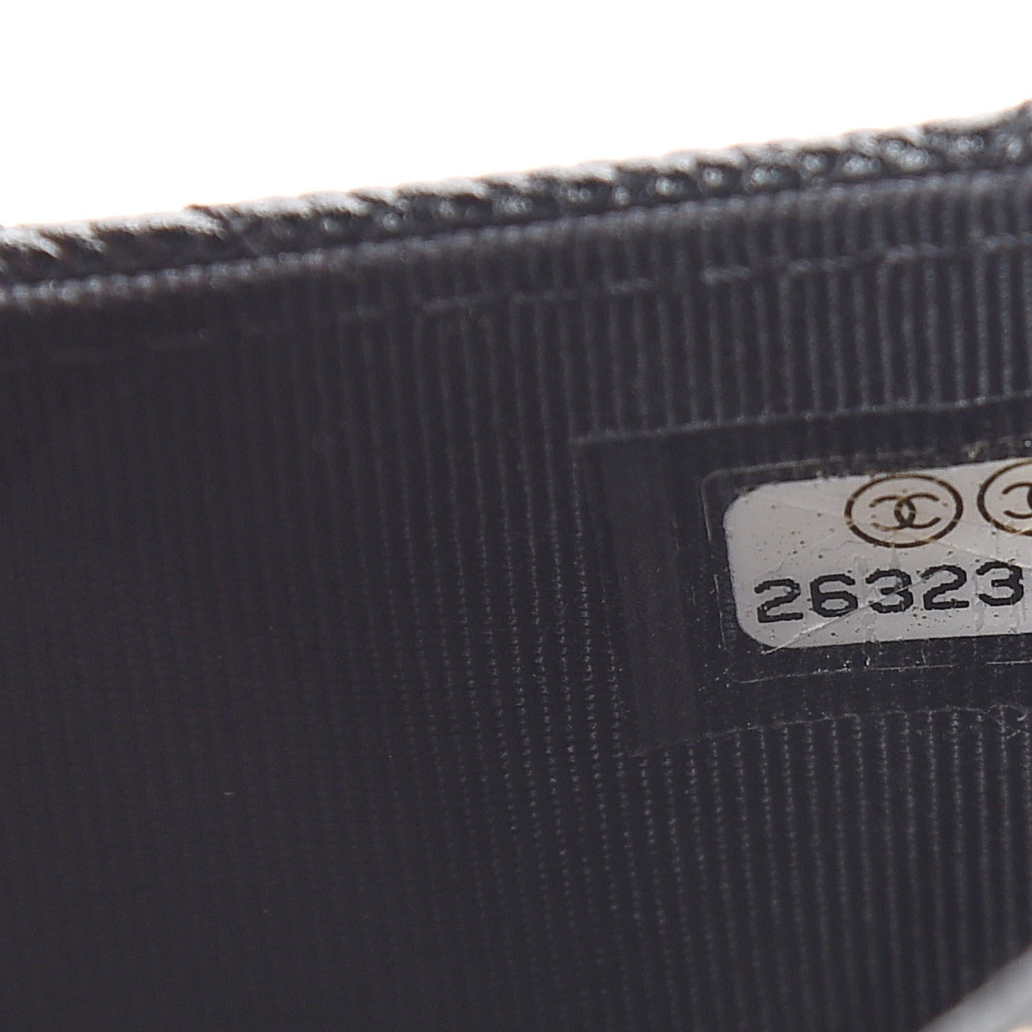 Chanel Caviar Quilted CC Zip Card Holder Black 7 of 9