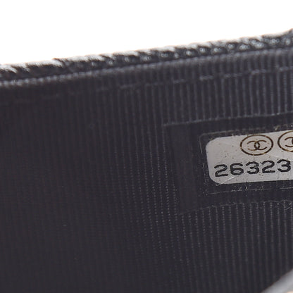 Chanel Caviar Quilted CC Zip Card Holder Black 7 of 9