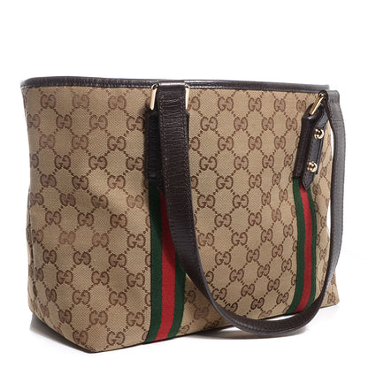Gucci Monogram Jolicoeur Medium Tote Dark Brown 3 of 8