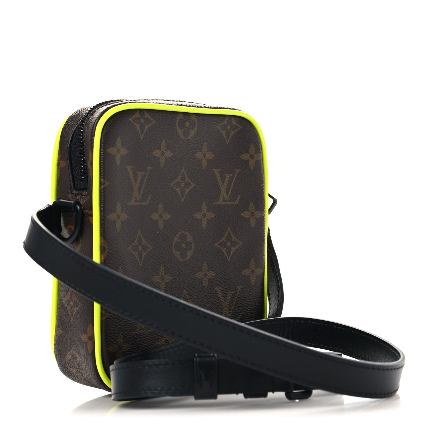 Louis Vuitton Monogram Macassar Christopher Wearable Wallet Fluorescent Yellow 3 of 11