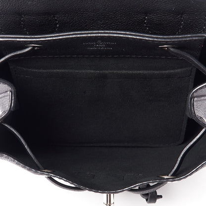 Louis Vuitton Calfskin Lockme Mini Backpack Black 7 of 8