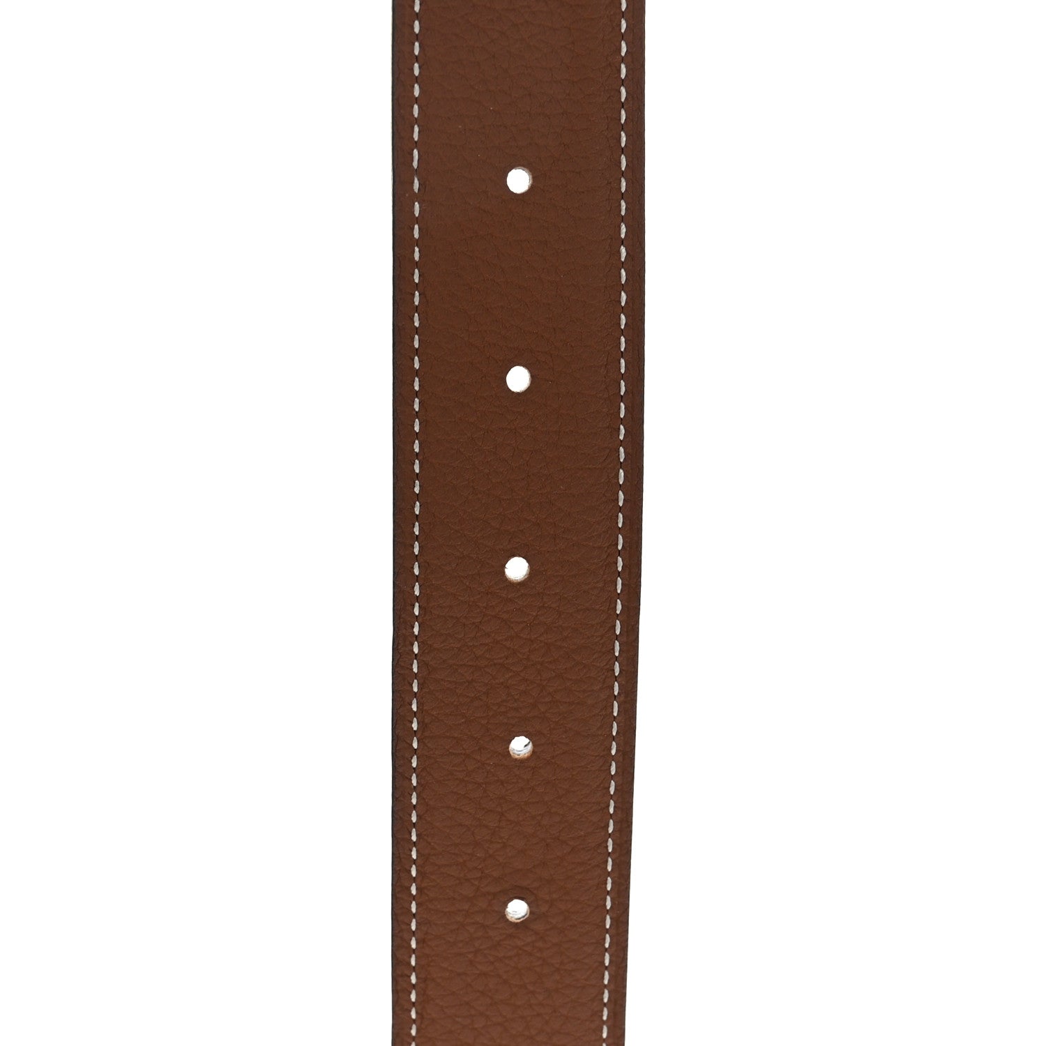 Hermes Box Togo 32mm H Belt 80 32 Black Gold 4 of 8