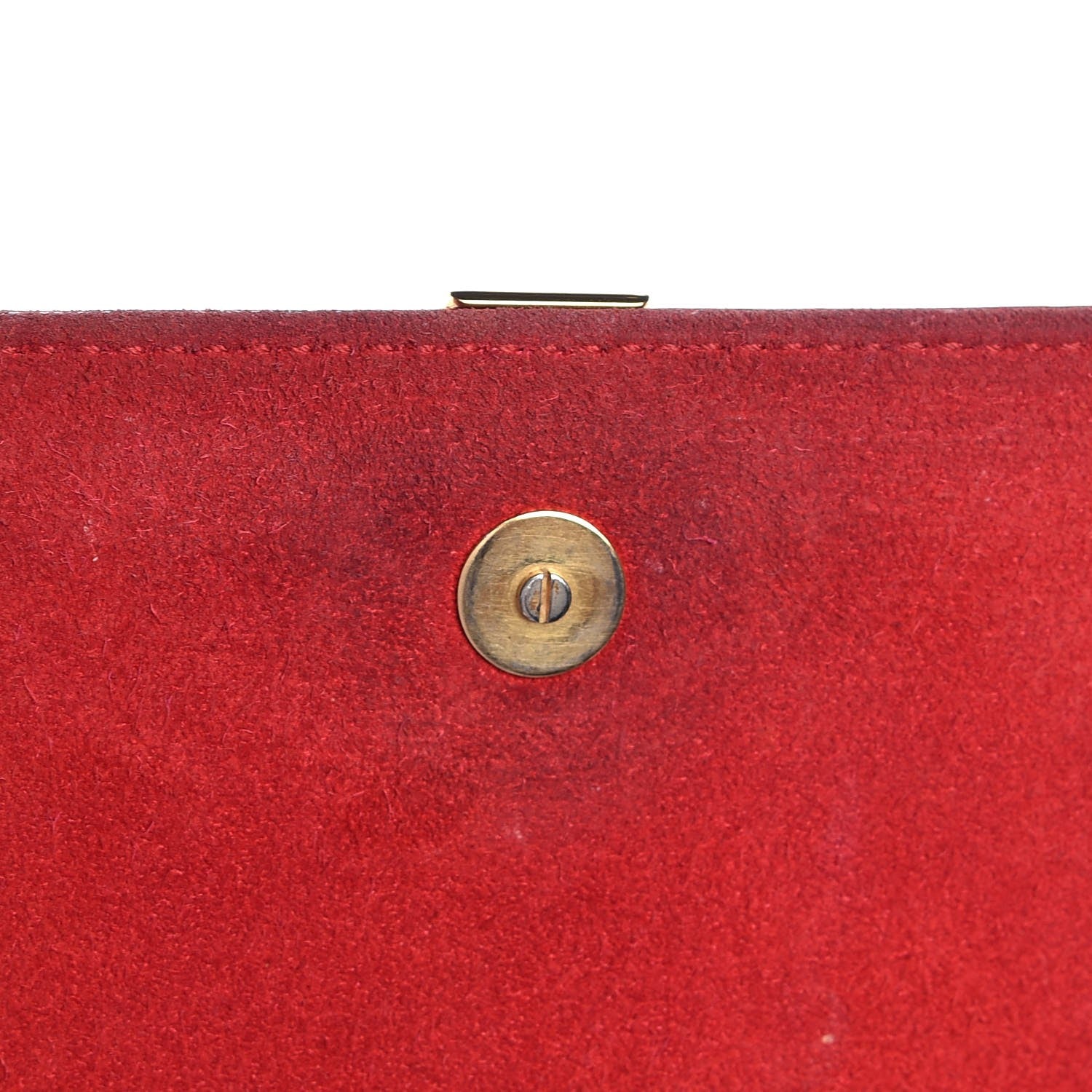 Saint Laurent Calfskin Classic Y Satchel Red 9 of 12